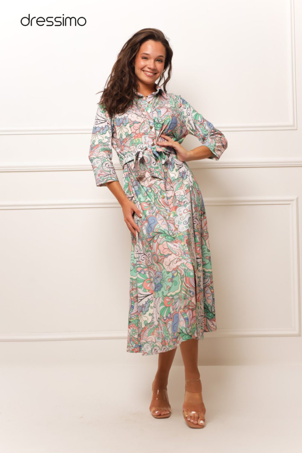 Alissa galléros ingruha - színes/mintás