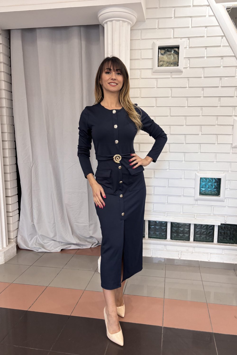 Daisy ruha – sötétkék