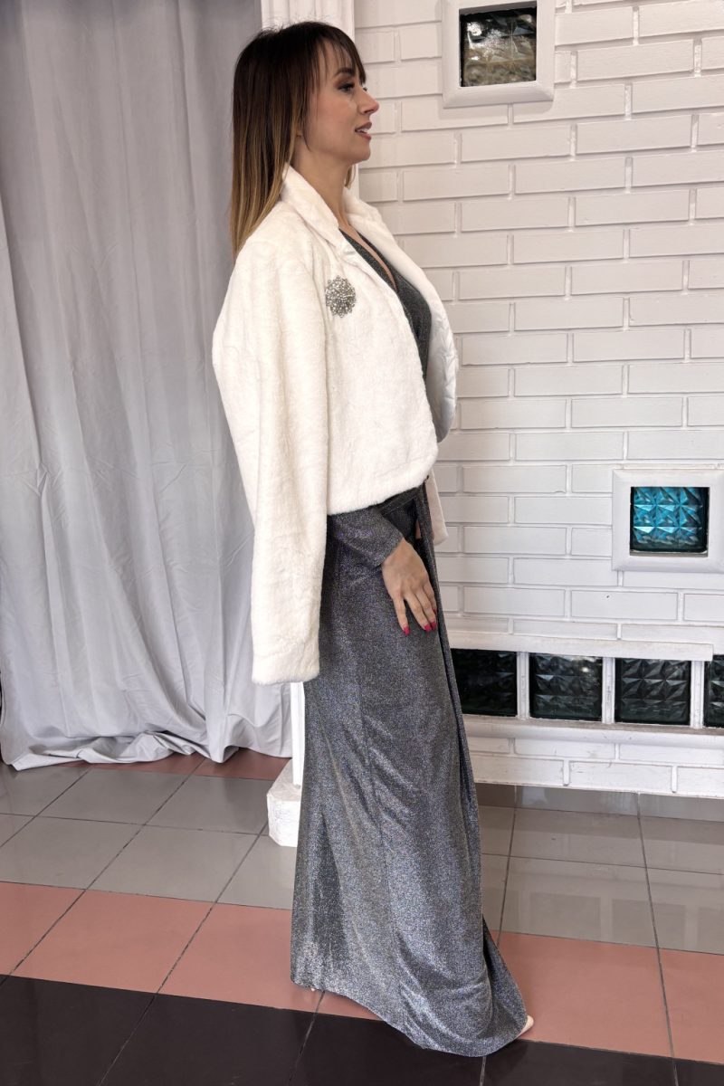 Arctic Duchess bunda-boleró – fehér