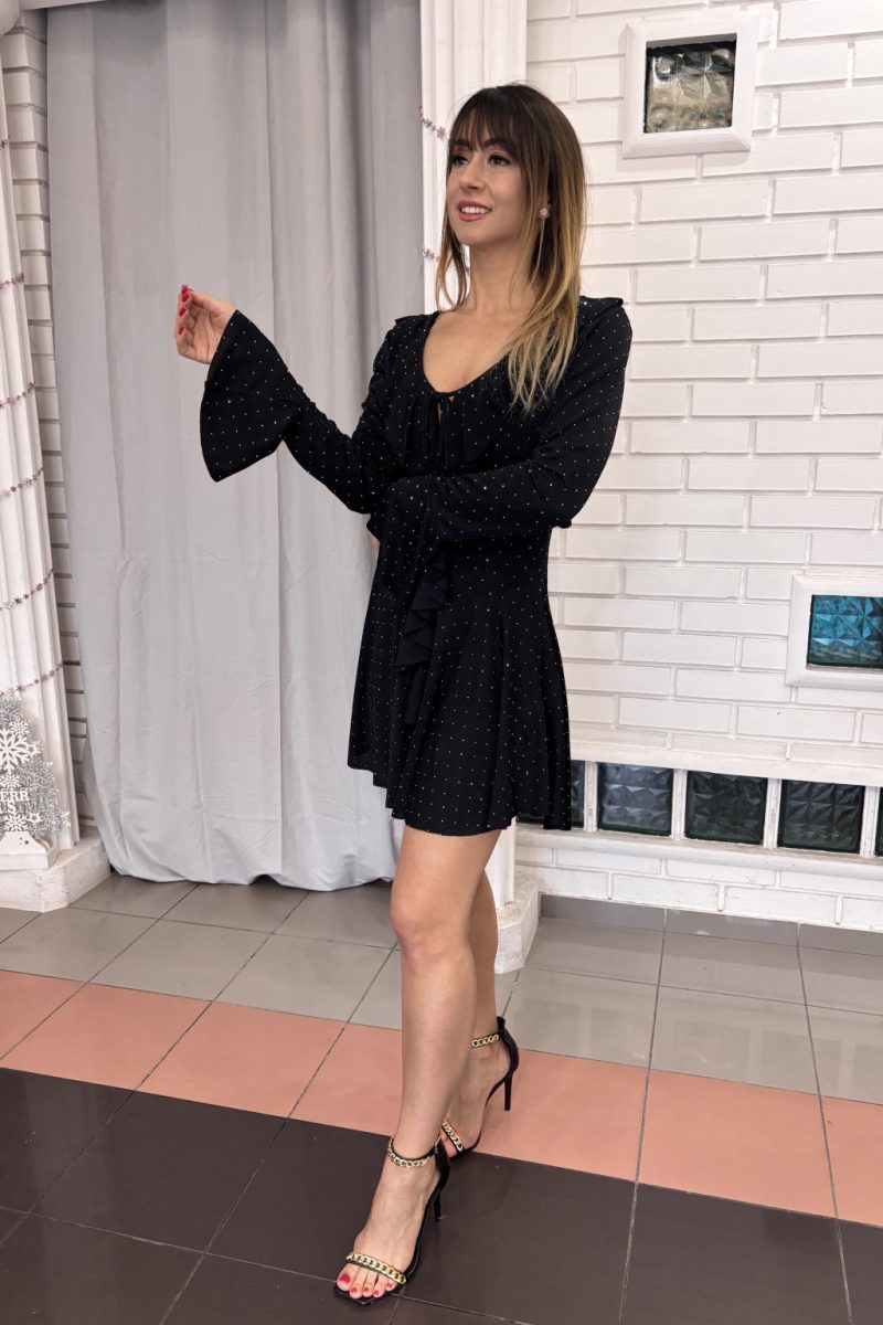 Black Dotted Muse ruha – fekete