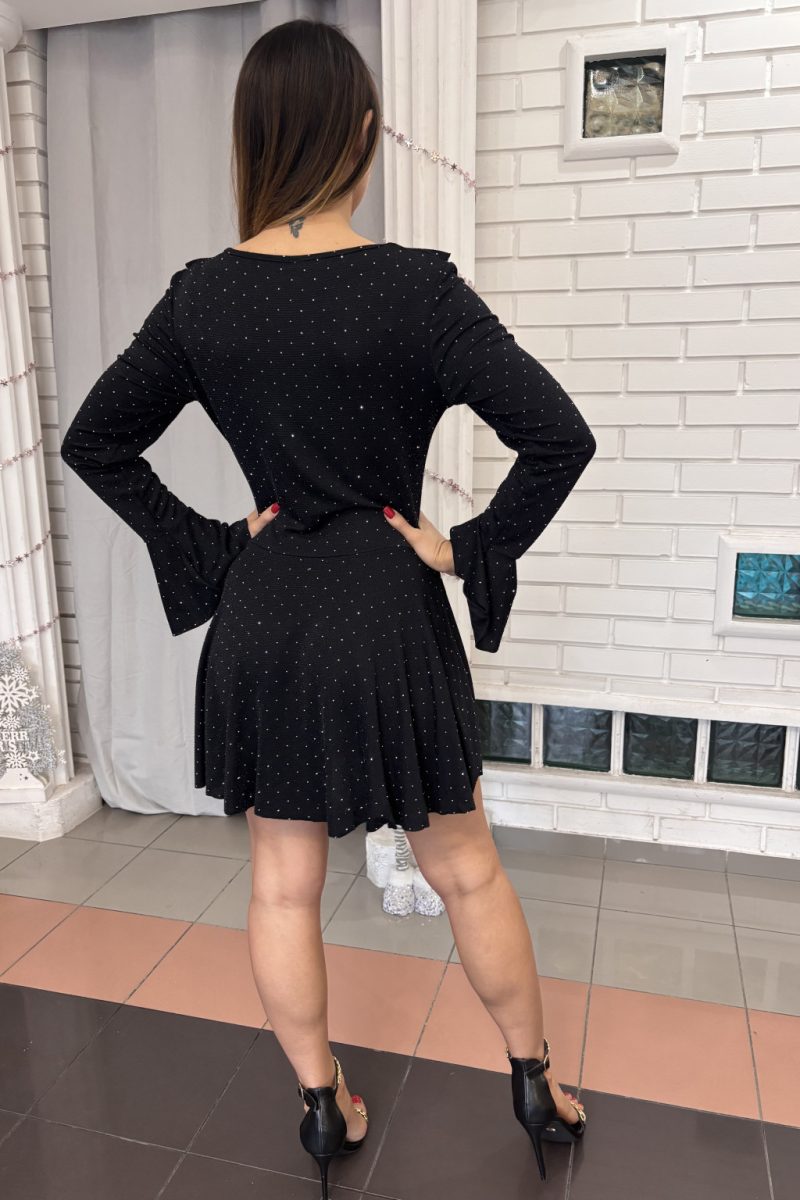 Black Dotted Muse ruha – fekete