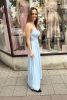 Renee átlapolt maxi ruha – világoskék
